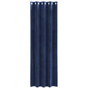 vidaXL Függönyök 2 db Sötét kék 140 x 260 cm Bársony