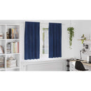 vidaXL Sötétítő függönyök 2 pcs Sötét kék 140 x 175 cm Bársony