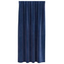 vidaXL Sötétítő függönyök 2 pcs Sötét kék 140 x 175 cm Bársony