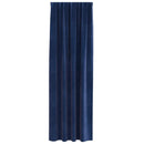 vidaXL Sötétítő függönyök 2 pcs Sötét kék 140 x 225 cm Bársony