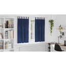 vidaXL Sötétítő függönyök 2 pcs Sötét kék 140 x 175 cm Bársony
