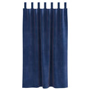 vidaXL Sötétítő függönyök 2 pcs Sötét kék 140 x 175 cm Bársony