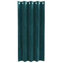 vidaXL Sötétítő függönyök 2 pcs Sötétzöld 140 x 175 cm Bársony