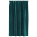 vidaXL Sötétítő függönyök 2 pcs Sötétzöld 140 x 140 cm Bársony