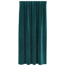 vidaXL Sötétítő függönyök 2 pcs Sötétzöld 140 x 175 cm Bársony