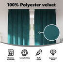 vidaXL Sötétítő függönyök 2 pcs Sötétzöld 140 x 225 cm Bársony