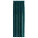 vidaXL Sötétítő függönyök 2 pcs Sötétzöld 140 x 225 cm Bársony