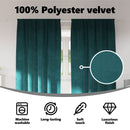 vidaXL Sötétítő függönyök 2 pcs Sötétzöld 140 x 260 cm Bársony