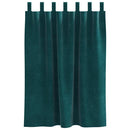 vidaXL Sötétítő függönyök 2 pcs Sötétzöld 140 x 140 cm Bársony