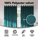 vidaXL Sötétítő függönyök 2 pcs Sötétzöld 140 x 225 cm Bársony
