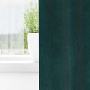 vidaXL Sötétítő függönyök 2 pcs Sötétzöld 140 x 245 cm Bársony