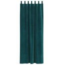 vidaXL Sötétítő függönyök 2 pcs Sötétzöld 140 x 245 cm Bársony