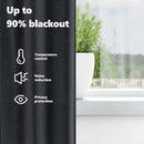 vidaXL Sötétítő függönyök 2 pcs Sötétszürke 140 x 140 cm Bársony