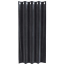vidaXL Sötétítő függönyök 2 pcs Sötétszürke 140 x 175 cm Bársony