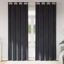 vidaXL Sötétítő függönyök 2 pcs Sötétszürke 140 x 225 cm Bársony