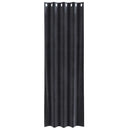vidaXL Sötétítő függönyök 2 pcs Sötétszürke 140 x 225 cm Bársony