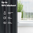 vidaXL Sötétítő függönyök 2 pcs Sötétszürke 140 x 245 cm Bársony