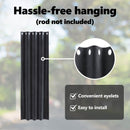 vidaXL Sötétítő függönyök 2 pcs Sötétszürke 140 x 245 cm Bársony