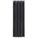 vidaXL Sötétítő függönyök 2 pcs Sötétszürke 140 x 245 cm Bársony