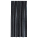 vidaXL Sötétítő függönyök 2 pcs Sötétszürke 140 x 175 cm Bársony