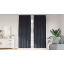 vidaXL Sötétítő függönyök 2 pcs Sötétszürke 140 x 225 cm Bársony