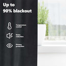 vidaXL Sötétítő függönyök 2 pcs Sötétszürke 140 x 225 cm Bársony