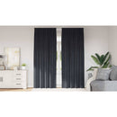 vidaXL Sötétítő függönyök 2 pcs Sötétszürke 140 x 245 cm Bársony