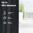 vidaXL Sötétítő függönyök 2 pcs Sötétszürke 140 x 245 cm Bársony