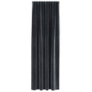 vidaXL Sötétítő függönyök 2 pcs Sötétszürke 140 x 245 cm Bársony