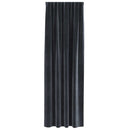 vidaXL Sötétítő függönyök 2 pcs Sötétszürke 140 x 260 cm Bársony