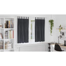 vidaXL Sötétítő függönyök 2 pcs Sötétszürke 140 x 175 cm Bársony
