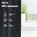 vidaXL Sötétítő függönyök 2 pcs Sötétszürke 140 x 175 cm Bársony