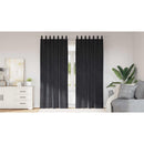 vidaXL Sötétítő függönyök 2 pcs Sötétszürke 140 x 225 cm Bársony