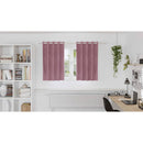 vidaXL Sötétítő függönyök 2 pcs Sötét rózsaszín 140 x 140 cm Bársony