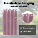 vidaXL Sötétítő függönyök 2 pcs Sötét rózsaszín 140 x 140 cm Bársony