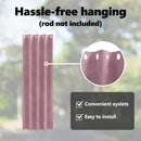 vidaXL Sötétítő függönyök 2 pcs Sötét rózsaszín 140 x 245 cm Bársony