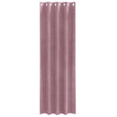 vidaXL Sötétítő függönyök 2 pcs Sötét rózsaszín 140 x 260 cm Bársony