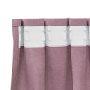 vidaXL Sötétítő függönyök 2 pcs Sötét rózsaszín 140 x 140 cm Bársony