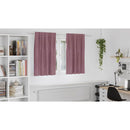 vidaXL Sötétítő függönyök 2 pcs Sötét rózsaszín 140 x 140 cm Bársony