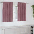 vidaXL Sötétítő függönyök 2 pcs Sötét rózsaszín 140 x 140 cm Bársony