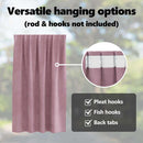 vidaXL Sötétítő függönyök 2 pcs Sötét rózsaszín 140 x 140 cm Bársony