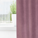 vidaXL Sötétítő függönyök 2 pcs Sötét rózsaszín 140 x 245 cm Bársony