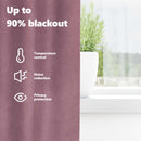 vidaXL Sötétítő függönyök 2 pcs Sötét rózsaszín 140 x 245 cm Bársony
