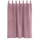 vidaXL Sötétítő függönyök 2 pcs Sötét rózsaszín 140 x 140 cm Bársony