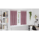 vidaXL Sötétítő függönyök 2 pcs Sötét rózsaszín 140 x 175 cm Bársony