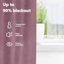 vidaXL Sötétítő függönyök 2 pcs Sötét rózsaszín 140 x 175 cm Bársony