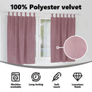 vidaXL Sötétítő függönyök 2 pcs Sötét rózsaszín 140 x 175 cm Bársony