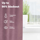 vidaXL Sötétítő függönyök 2 pcs Sötét rózsaszín 140 x 260 cm Bársony