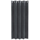 vidaXL Sötétítő függönyök 2 pcs Világosszürke 140 x 175 cm Bársony