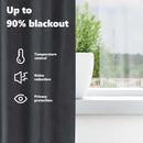 vidaXL Sötétítő függönyök 2 pcs Világosszürke 140 x 245 cm Bársony